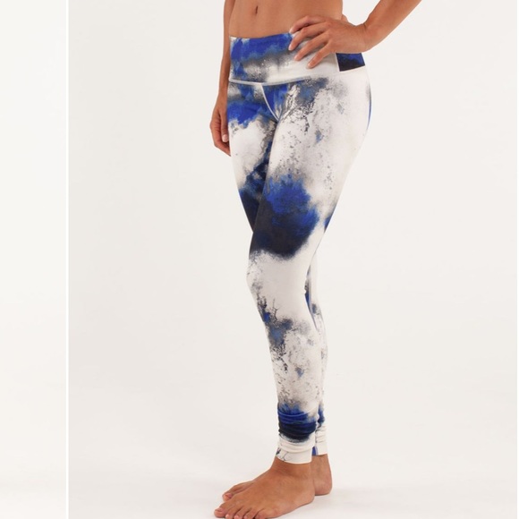 Lululemon Wunder Under Milky Way Pants - sz 6 - Picture 2 of 9